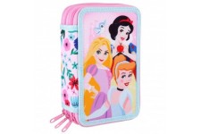 Disney Princess triple pencil case