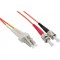 LWL câble duplex, InLine®, LC/ST 62,5/125µm, 25m