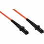 LWL câble duplex, InLine®, MTRJ/MTRJ, 62,5/125µm, 5m