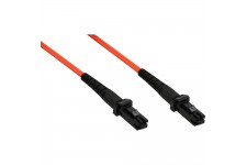 LWL câble duplex, InLine®, MTRJ/MTRJ, 62,5/125µm, 5m