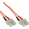 LWL câble duplex, InLine®, SC/SC 50/125µm, 20m