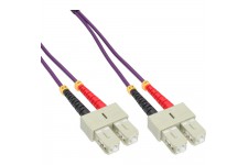 Câble duplex optique en fibre InLine® SC / SC 50 / 125µm OM4 1m