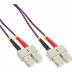 Câble duplex optique en fibre InLine® SC / SC 50 / 125µm OM4 5m