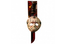 Friday the 13th Jason set face mask and machete