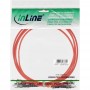 LWL câble duplex, InLine®, ST/ST 62,5/125µm, 2m