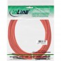 LWL câble duplex, InLine®, ST/ST 50/125µm, 25m
