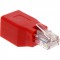 Adaptateur InLine® Crossover RJ45 mâle à femelle