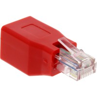 Adaptateur InLine® Crossover RJ45 mâle à femelle