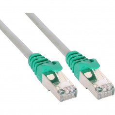 Crossover Câble patch, InLine®, FTP, Cat.5e, gris, 3m