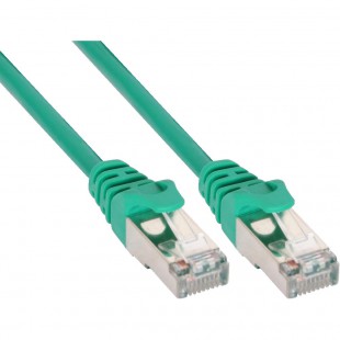 Câble patch, FTP, Cat.5e, vert, 0,5m, InLine®