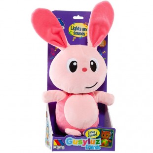 Gusy luz Friends pink bunny plush toy