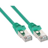 Câble patch, FTP, Cat.5e, vert, 0,3m, InLine®