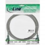 Crossover Câble patch, InLine®, S-FTP, Cat.5e, gris, 3m