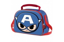 Marvel Avengers Captain America Bobblehead 3D lunch bag