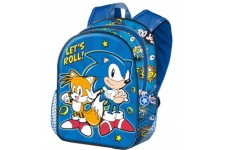 Sonic The Hedgehot Lets Roll 3D backpack 31cm