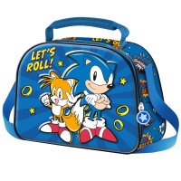 Sonic The Hedgehot Lets Roll 3D lunch bag