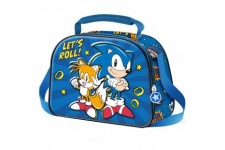 Sonic The Hedgehot Lets Roll 3D lunch bag