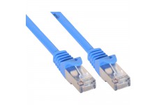 Câble patch, S-FTP, Cat.5e, bleu, 0,5m, InLine®