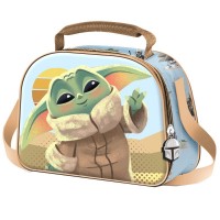 Star Wars The Mandalorian Grogu Say Hi 3D lunch bag