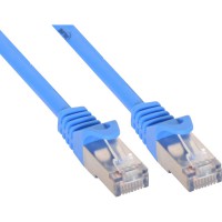 Câble patch, S-FTP, Cat.5e, bleu, 1m, InLine®