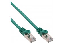 Câble patch, S-FTP, Cat.5e, vert, 15m, InLine®