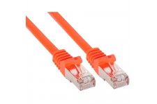 Câble patch, S-FTP, Cat.5e, orange, 0,5m, InLine®