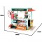 Ice Cream Station miniature house 3D puzzle