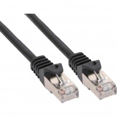 Câble patch, S-FTP, Cat.5e, noir, 15m, InLine®