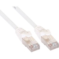 Câble de raccordement InLine® SF / UTP Cat.5e blanc 0.3m
