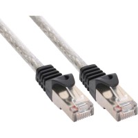 Câble patch, S-FTP, Cat.5e, transparent, 5m, InLine®
