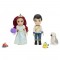 Disney The Little Mermaid Ariel + Eric doll 15cm