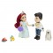 Disney The Little Mermaid Ariel + Eric doll 15cm