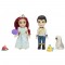 Disney The Little Mermaid Ariel + Eric doll 15cm