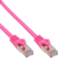 Câble patch, S-FTP, Cat.5e, rose, 1m, InLine®