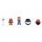 Super Mario Bros pack 5 figures 6,5cm