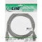 Câble patch, UTP, InLine®, Cat.5e, gris, 5m