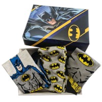 DC Comics Batman assorted pack 3 socks adult