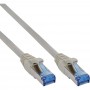 Câble patch Cat.6(A) S-STP/PIMF, InLine®, sans halogènes 500MHz, gris, 5m