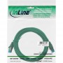 Câble patch Cat.6(A) S-STP/PIMF, InLine®, sans halogènes 500MHz, vert, 5m