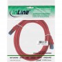 Câble patch Cat.6(A) S-STP/PIMF, InLine®, sans halogènes 500MHz, rouge, 5m