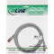 Câble Patch InLine® S / FTP PiMF Cat.6 250 MHz sans cuivre halogène gris 5m