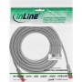 Câble de raccordement InLine® S / FTP PiMF Cat.6 250 MHz sans cuivre halogène gris 15m