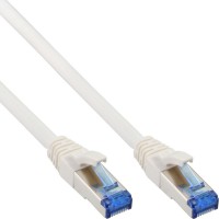 Câble patch Cat.6(A) S-STP/PIMF, InLine®, sans halogènes 500MHz, blanc, 1,5m
