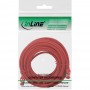 Câble de raccordement InLine® S / FTP PiMF Cat.6 250 MHz, cuivre, sans halogène, rouge, 7,5 m