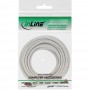 Câble Patch InLine® S / FTP PiMF Cat.6 250 MHz sans cuivre, sans halogène, blanc, 10 m