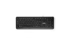 Clavier filaire | USB-A | Multimédia | AZERTY | Disposition France | Clavier numérique