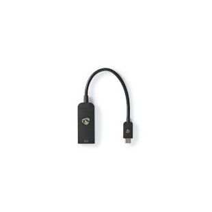 Adaptateur USB-C™ | USB 3.2 Gen 1 | USB-C™ Mâle | DisplayPort femelle | 8K@60Hz | 0.20 m | Rond | Plaqué nickel | PVC | Noir | B