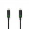 Câble USB | USB 3.2 Gen 1 | USB-C™ Mâle | USB-C™ Mâle | 4K@60Hz | 5 Gbps | Plaqué nickel | 2.00 m | Rond | PVC | Noir | Boîte