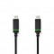 Câble USB | USB 3.2 Gen 1 | USB-C™ Mâle | USB-C™ Mâle | 4K@60Hz | 5 Gbps | Plaqué nickel | 2.00 m | Rond | PVC | Noir | Boîte