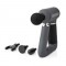 Pistolet de Massage Sportif | Alimenté par pile | Lithium-Ion intégré | Rechargeables | 6 modes de massage | Câble USB | Gris
